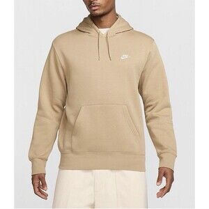 Nike Men’s Sportswear Club Pullover Hoodie Size Large Parachute Beige FN3859-297